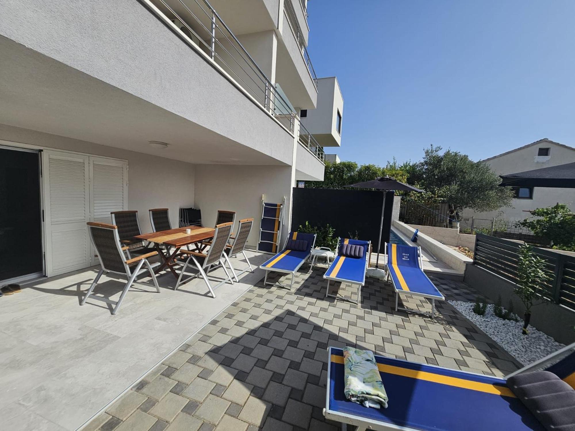 Villa Botic Trogir Bagian luar foto